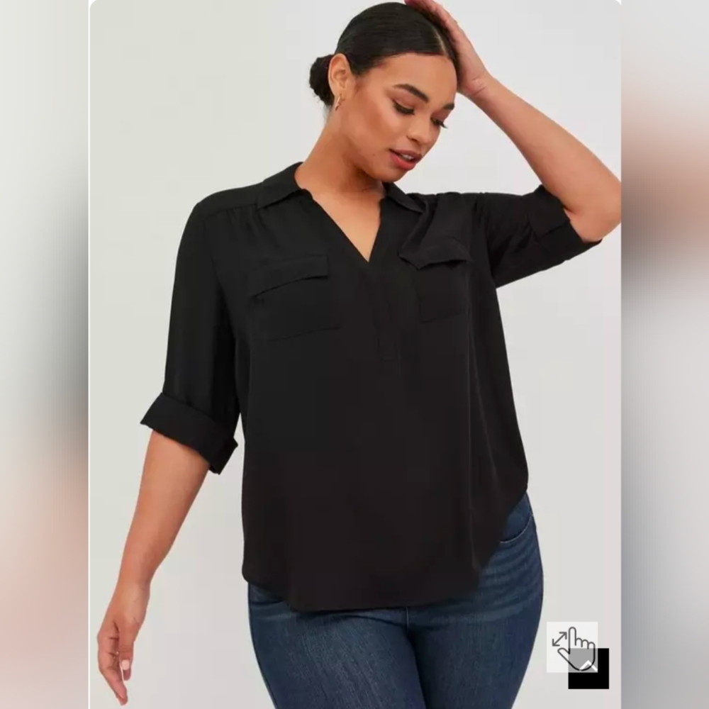 Torrid Blouse. Size 4. Euc